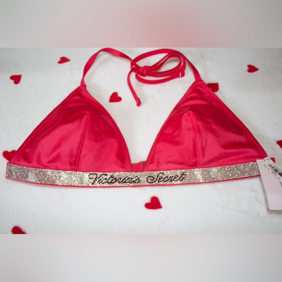 NWT - Victoria’s Secret Shine Strap Triangle Bikini Top - Picture 2 of 3